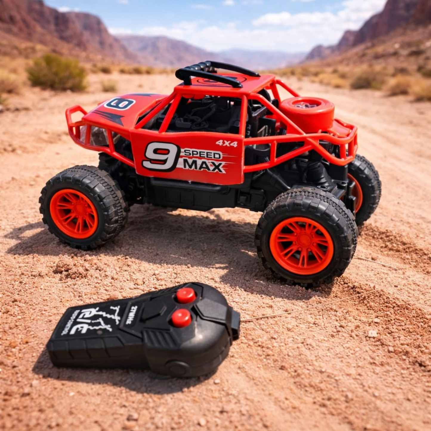 Pistola Hidrogel Ak47 3en1 Bota Humo con Silenciador + Carro Control Todo Terreno - “Stock limitado”