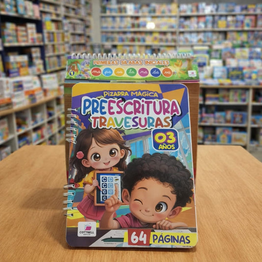 Combo 1 Libro Pizarra Mágica +  1 Silabario (3-5 años)