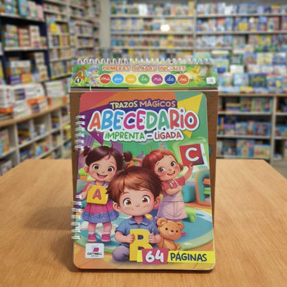 Combo 1 Libro Pizarra Mágica +  1 Silabario (3-5 años)